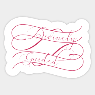 Divinely guided | Spiritual Tee Sticker